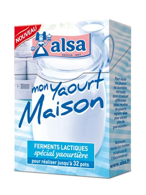 Ferments lactiques pour yaourtière Mon Yaourt Maison ALSA, 8g